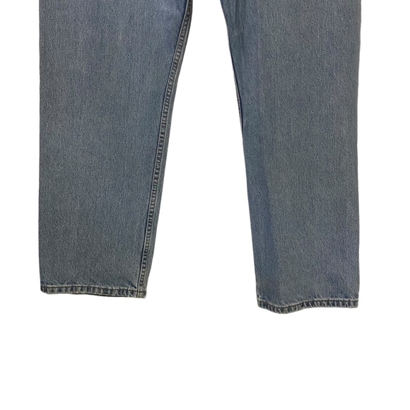 Vintage Levi’s 505 Regular Fit Distressed Denim Jeans Blue - Picture 11 of 16